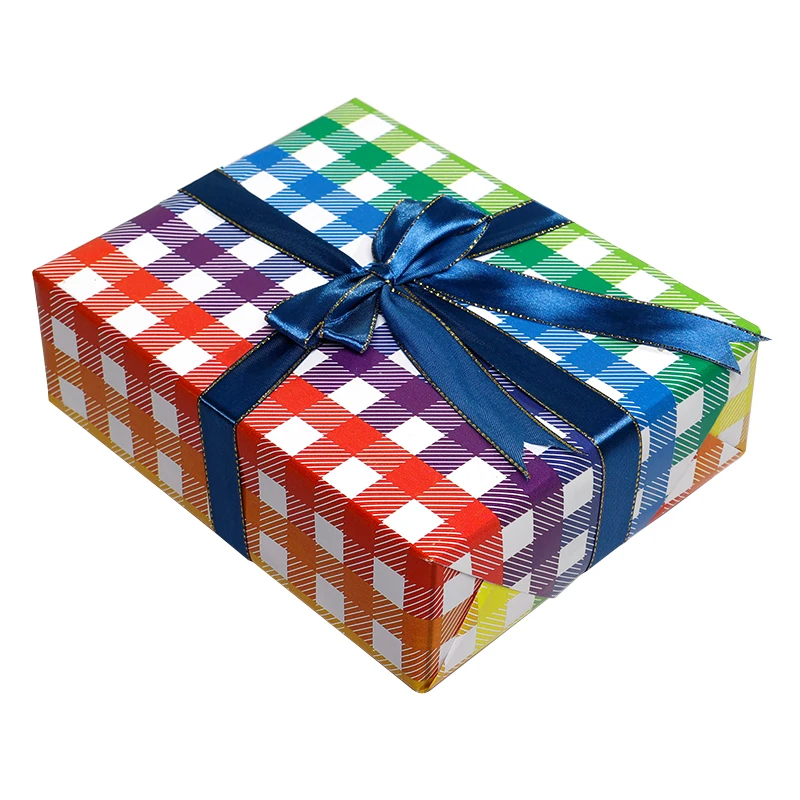 Colorful Simply Wrapping Paper White Sheets Gift Wrapping Paper Factory 6 Pieces A Pack