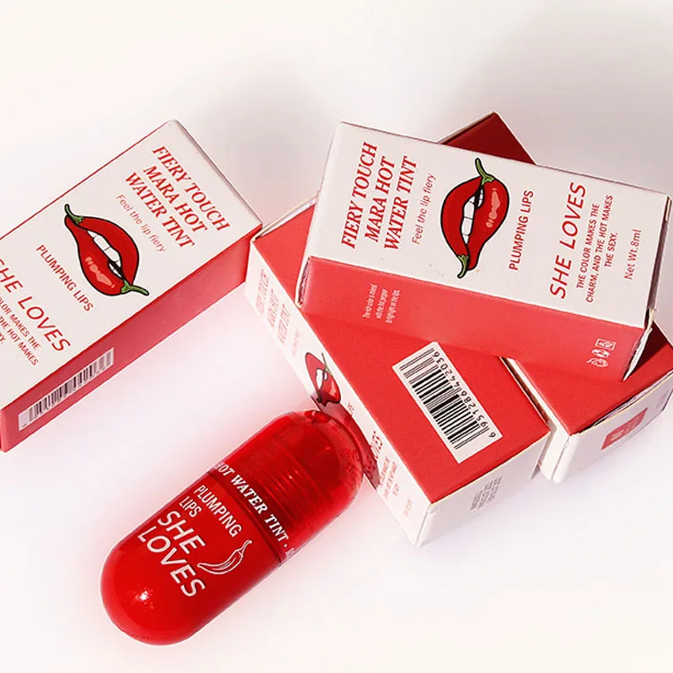 SHE LOVES New Product Lip care oil Moisturizing Nourishing Waterproof Mentha Fragrance Plumping Lips Chili Lip Glaze