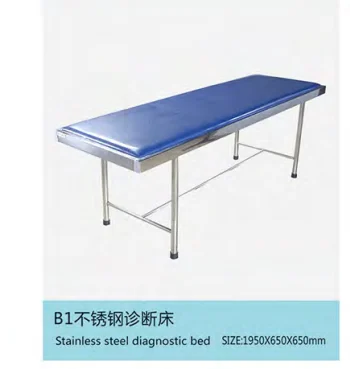Medical ManBed Hospital Portable Gynecology  Exam Table Stainless Steel Foldable Manual Patient Hospital Examination