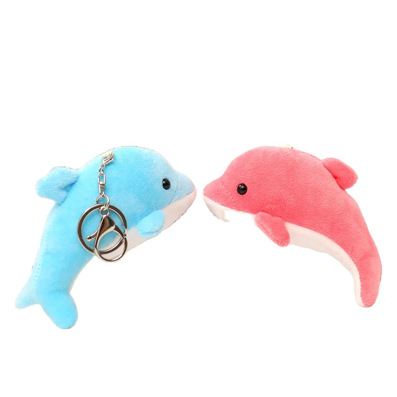 Cute dolphin whale pendant Baby Blue Whale Shark pillow Ocean fish plush toy stuffed animal stuffed dolphin