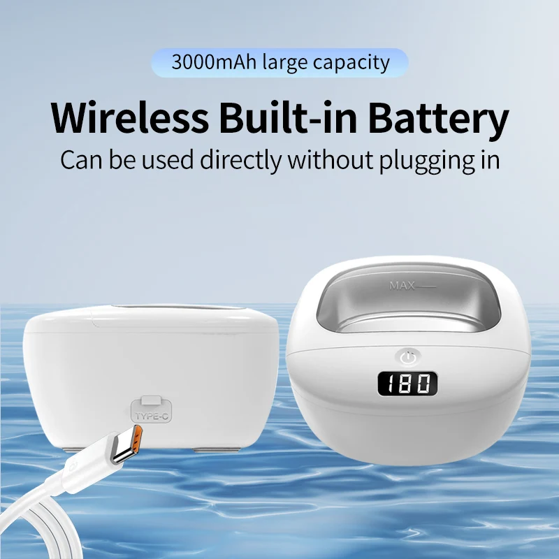 Wireless New Arrivals 2024 Products Ultra Sonic Cleaner Dental Pod Wash Machine Ultrasonic Cleaner Limpiador Ultrasonic