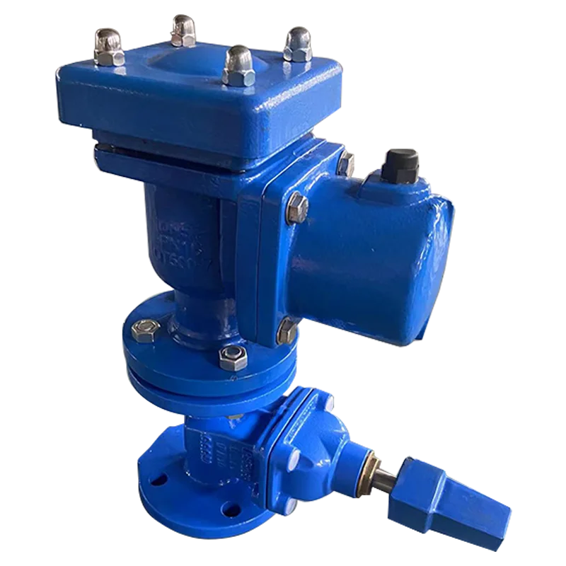 ductile iron single orifice air automatic flange release valve for water supply