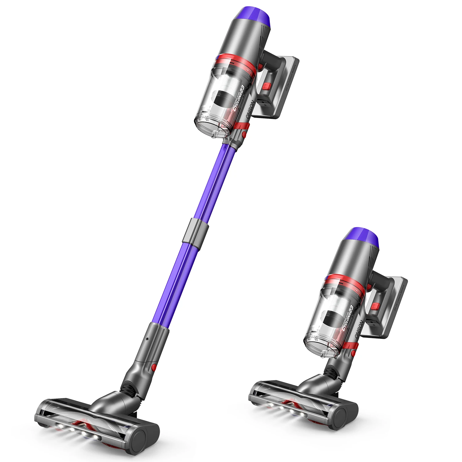 Высокопроизводительный перезаряжаемый беспроводной пылесос с палочкой