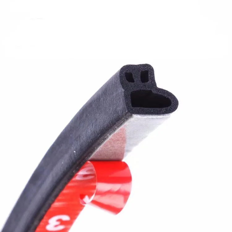Self adhesive d type P type l type  car door  weather epdm  sponge  rubber seal strip