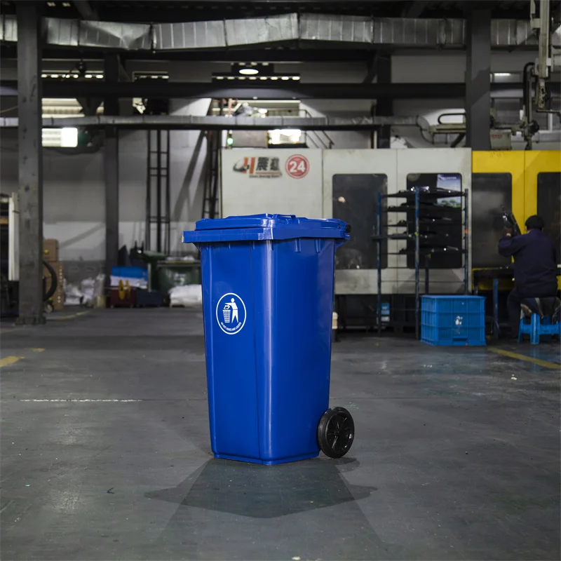 Wholesale Price Outdoor Plastic Recycling Sanitary Garbage Bin Movable Waste Bin