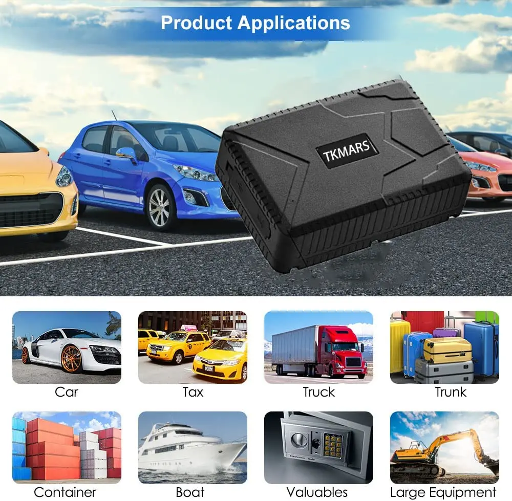 Waterproof IP67 TKSTAR Magnetic 4G 7800mAh TK915 GPS Tracker for Vehicles Free Online Tracking for Car Truck Taxi