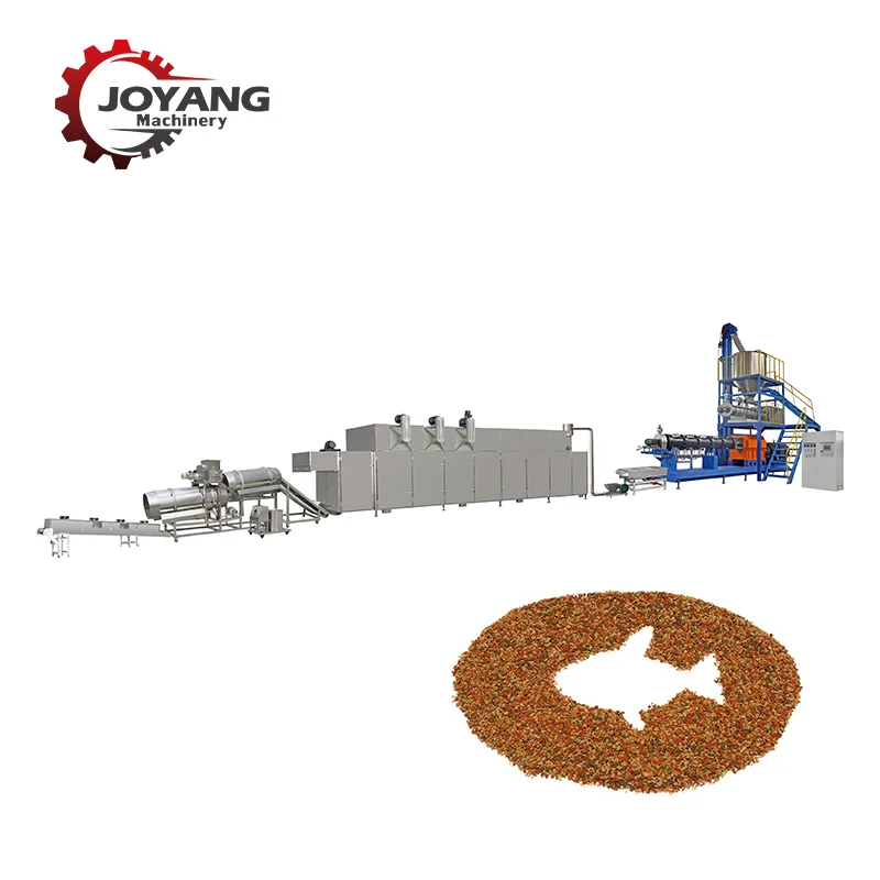 Sinking Type Fish Feed Machine 500 kgs per hour Fish Food Processing Machinery