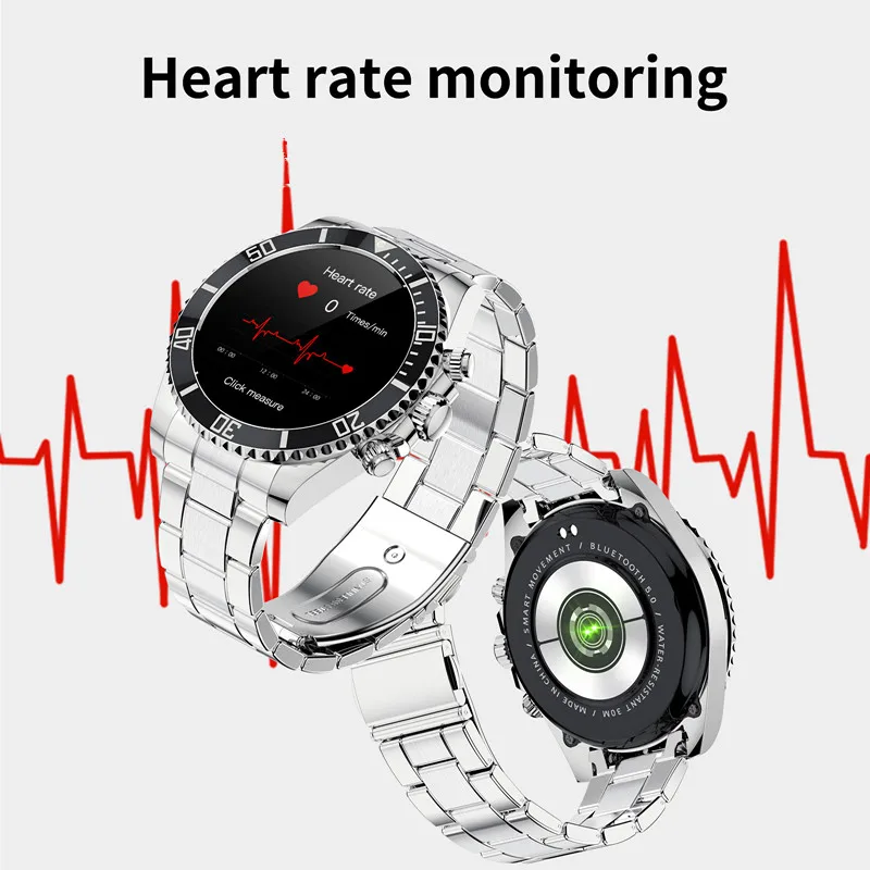 AW12 Smart Watch BT Call Men Business Classic Smartwatch with Heart Rate Blood Oxygen Monitor Fitness Tracker Smart Watches