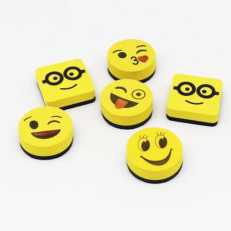 Accepted Customization Magnetic Whiteboard Dry Erasers Chalkboard Cleaner Wiper Mini Dry Erase Erasers for Kids