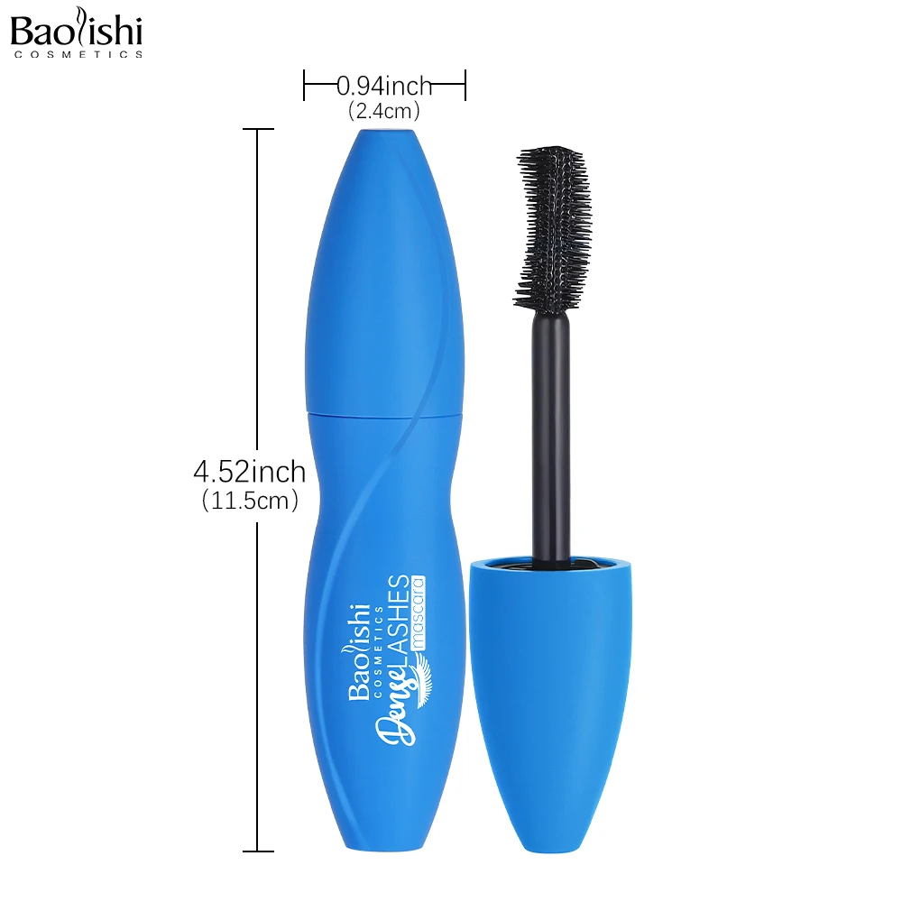 Wholesale private label vegan mascara waterproof long lasting  mascara with slim waist tube 5d Silk Fiber Lengthening  Mascara