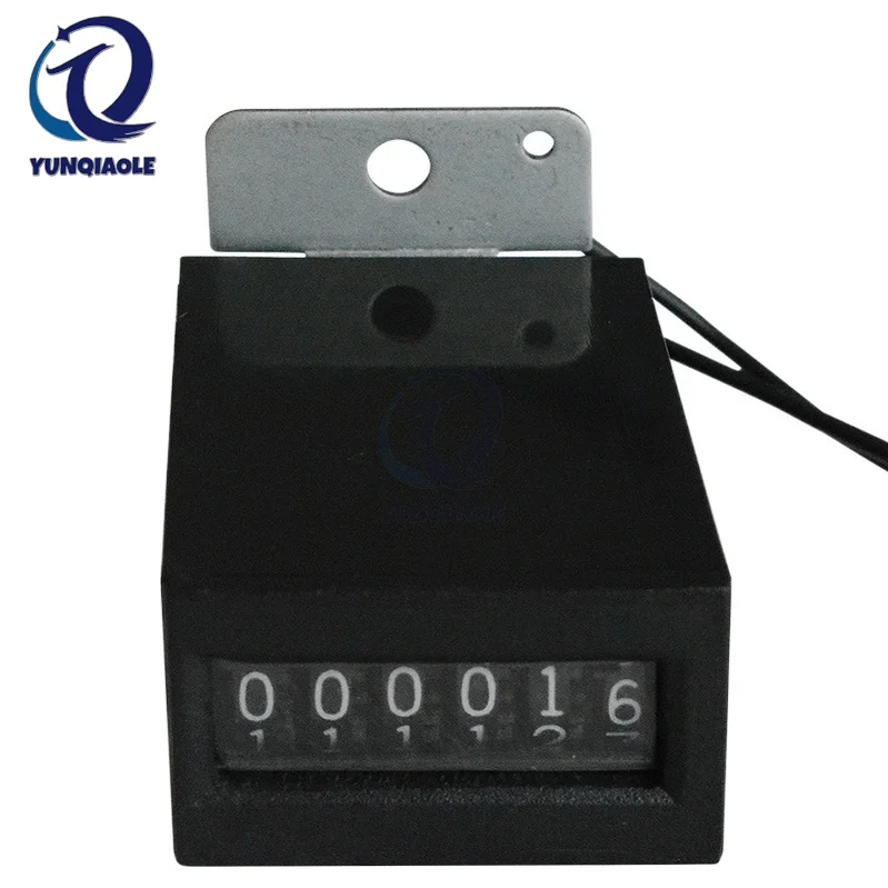 6 цифр счетчик шесть цифр механический кодовый метр 12v кран машины, предназначенные для игрового автомата счетчик