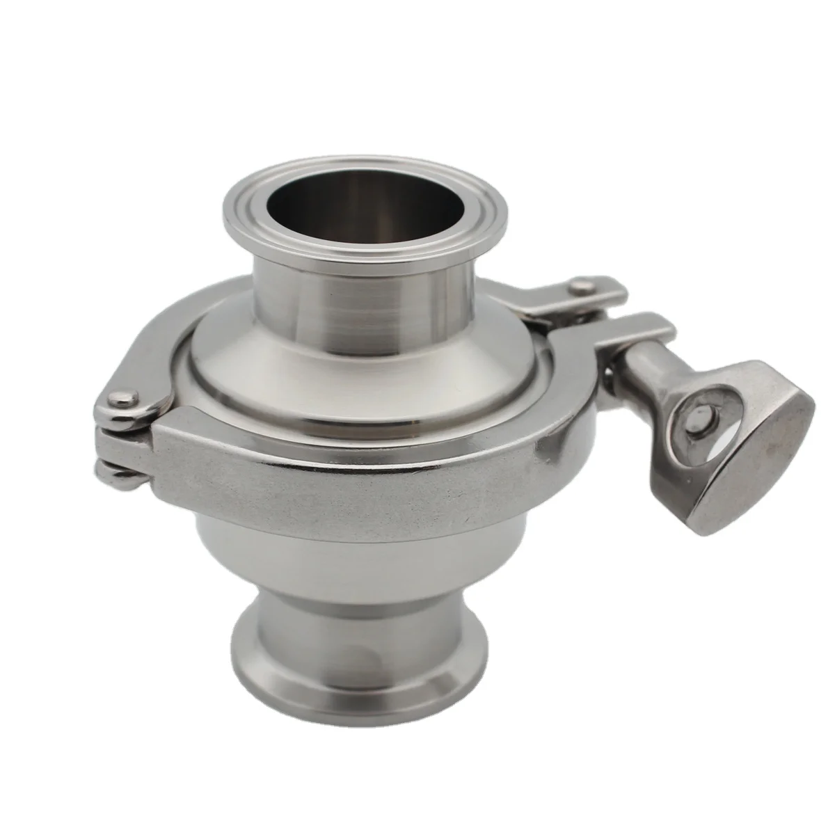 Food Grade Stainless Steel SS304 SS316L One Way Sanitary Clamped Check Valve Non Return Valve