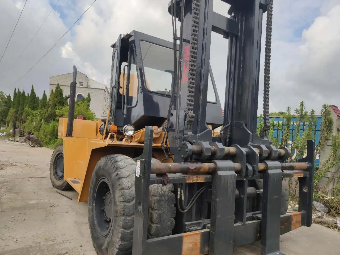 used Japanese make TCM 20 ton 20tons 20ton 20 tons FD200 used 200 forklifts forklift trucks truck in China