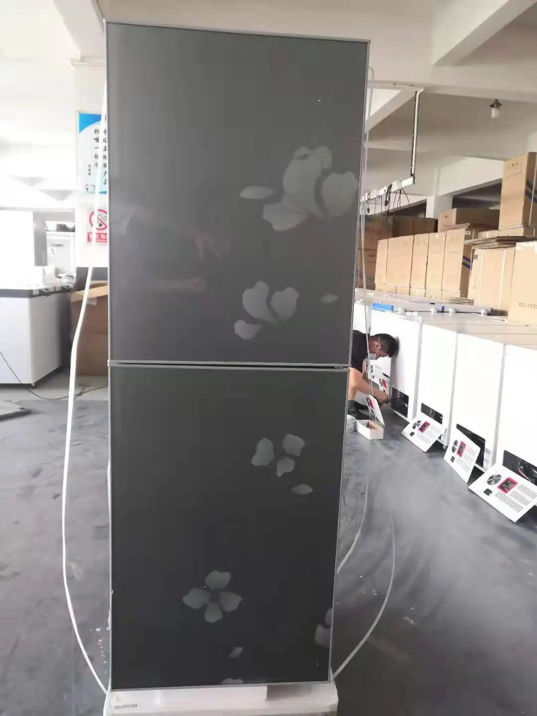 BCD-270 Capacity Bottom Freezer 12/24 Voltage Refrigerator upright solar refrigerator