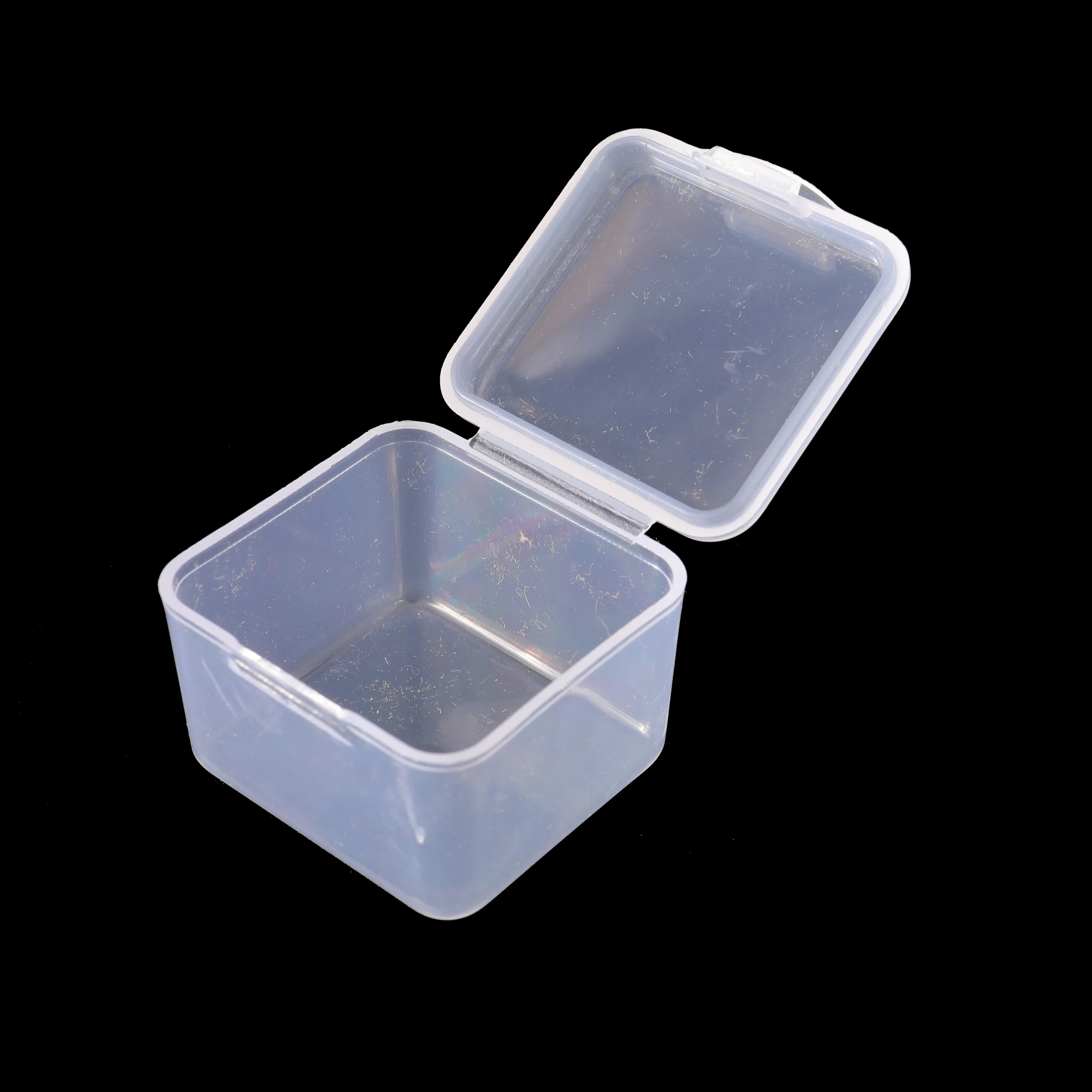 Customized Transparent Multifunction Accessory Storage Square Small Plastic Clear Storage Boxes With Lid