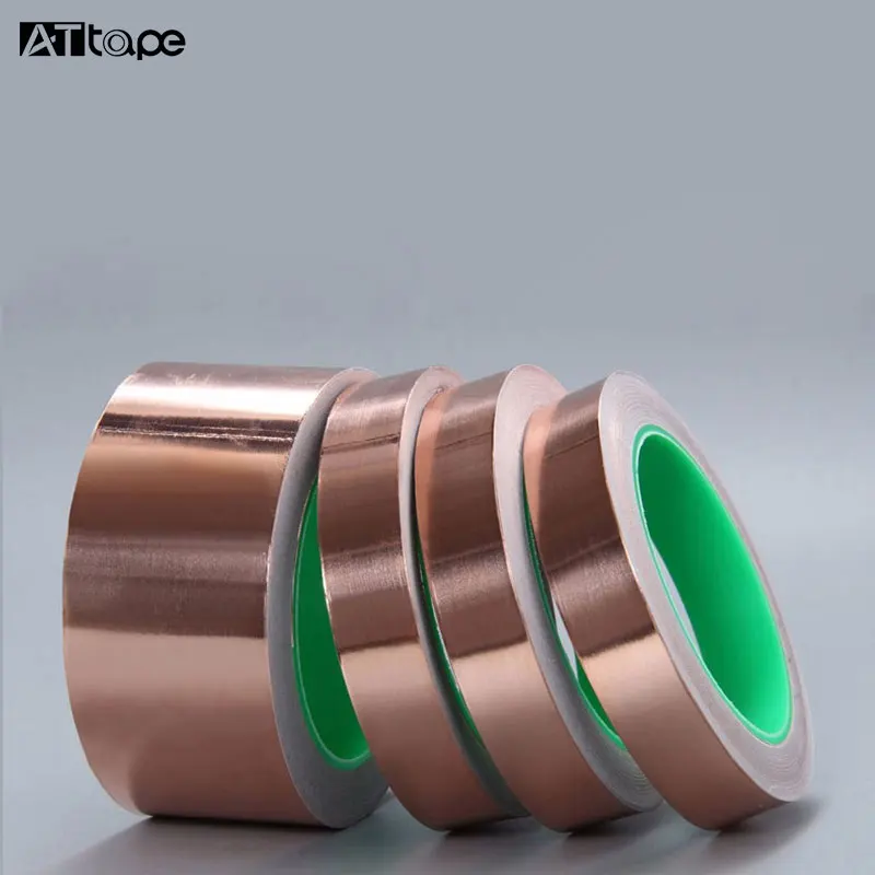 Copper Foil Conductive Tape Glue conduction 25mm copper tape 3mm copper tape for cable