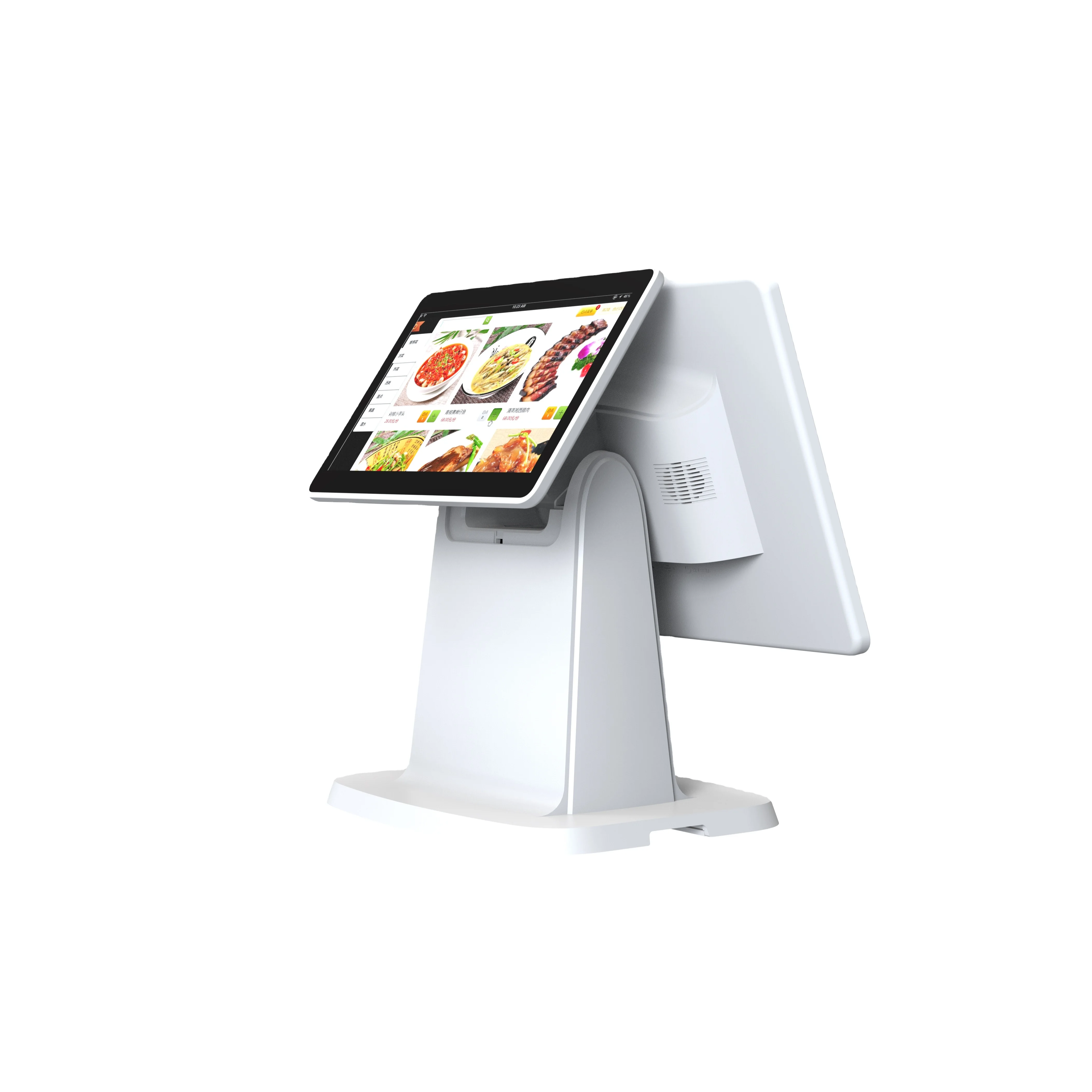 OEM/ODM пластиковая система Android 11 все в одном Epos с клиентским дисплеем для круглосуточного магазина