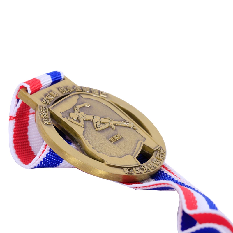 Hot Sale Custom Cheap Metal Sports Running Marathon Medal Gold Silver 3D Zinc Alloy Souvenir Metal Sport Medal ODM OEM