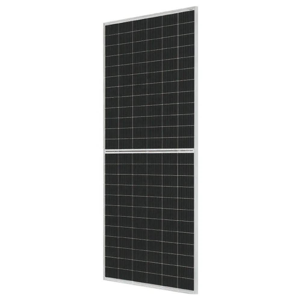 Factory direct sale solar modules 144 half cells 390-410W transparent photoelectric conversion solar energy panels