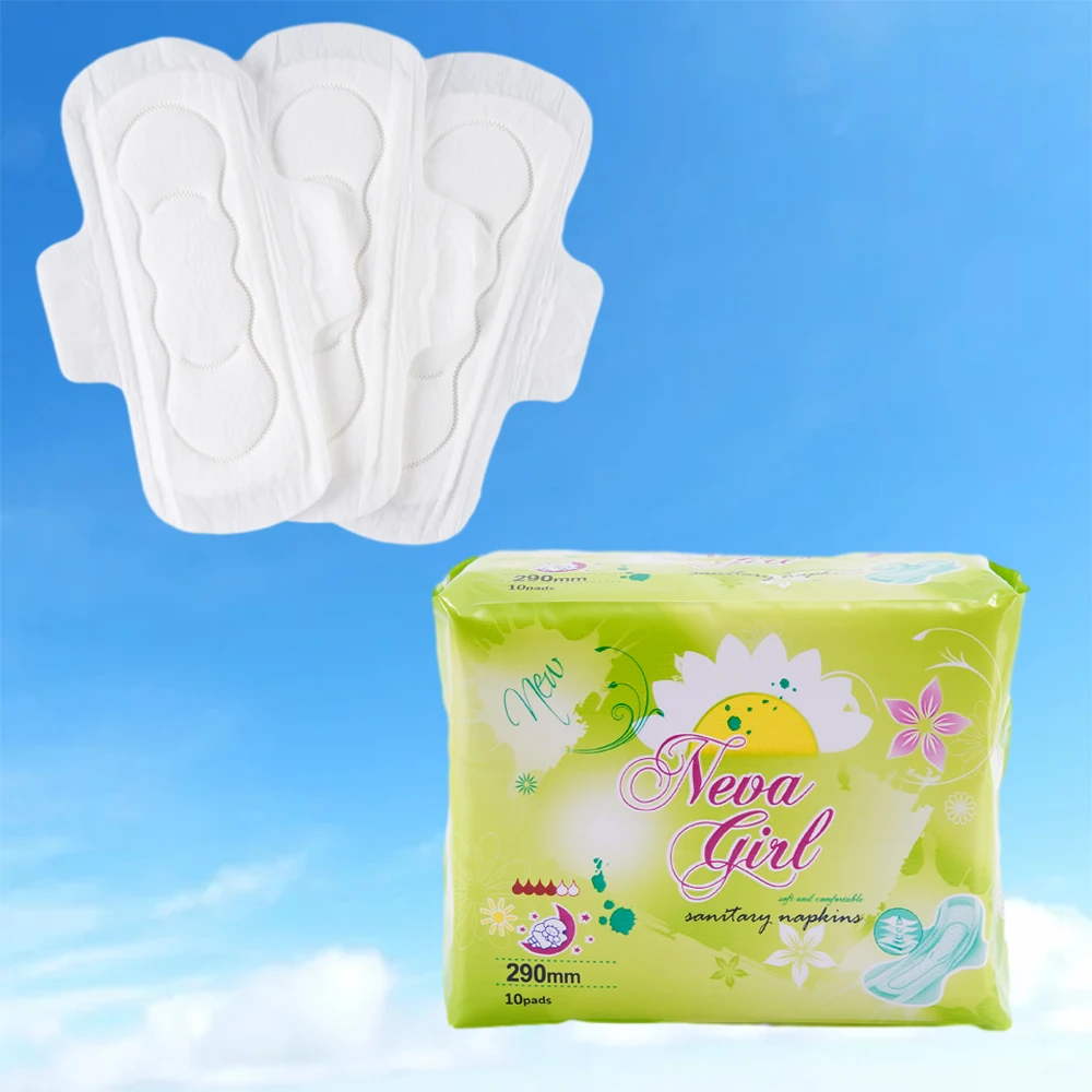 Free Sample Extra Long Panty Liners Organic Disposable Biodegradable Sanitary Napkin for Women