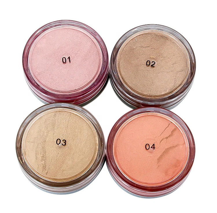 
Wholesale face highlighter makeup private label highlighter powder high pigment loose powder highlighter 