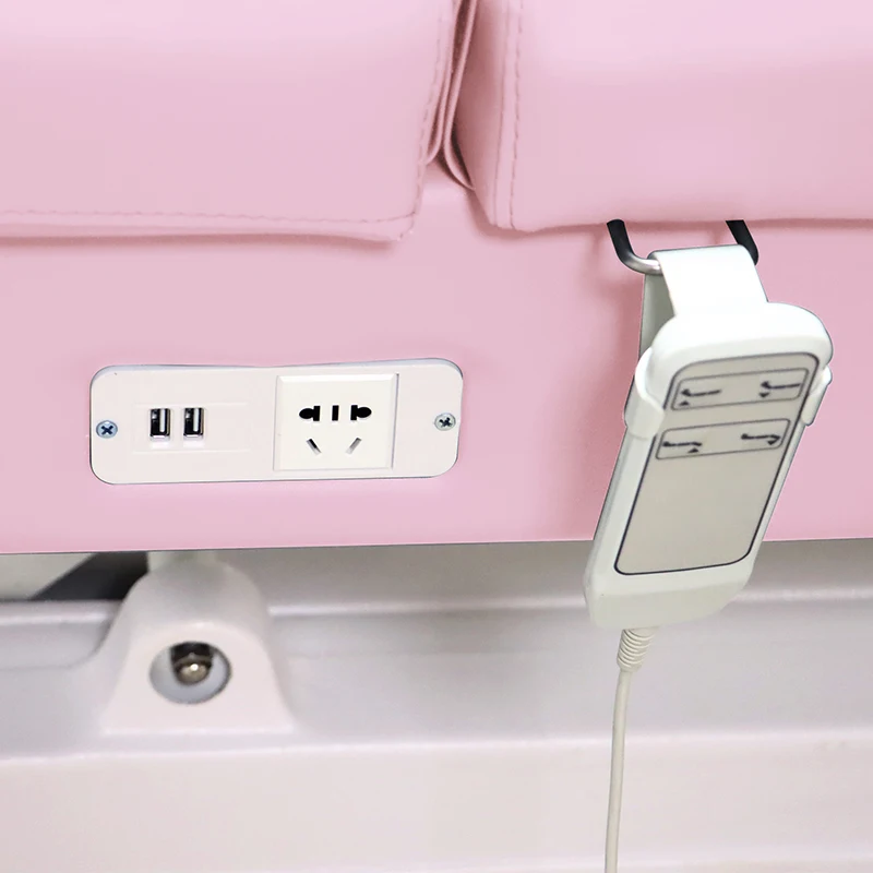 Professional luxury Electric Spa bed 1 2 3 Motors Aesthetic Facial Beauty Salon treatment Chair Electric Massage Bed