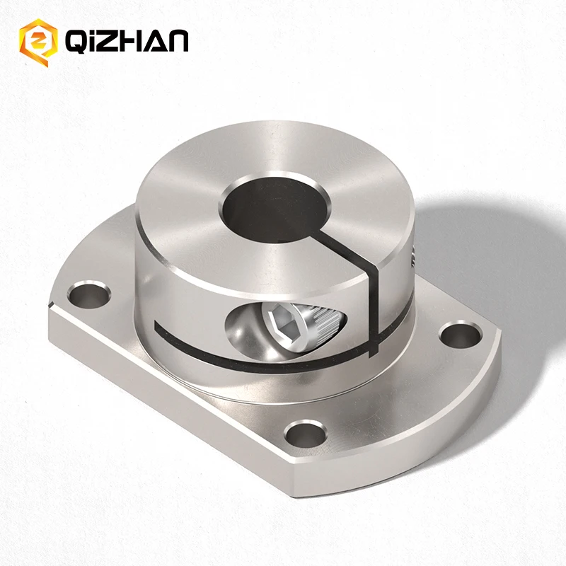 High Quality Compact Flange Mounting Mold Casting with Slit Shaft Support Linear Motion Automation Assembly Diameter 6-40