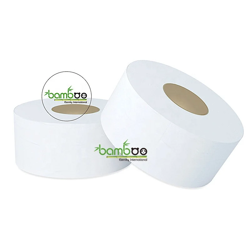 Organic Eco Friendly Jumbo Tissue Paper Roll 1ply 2ply Big Toilet Roll Tissue