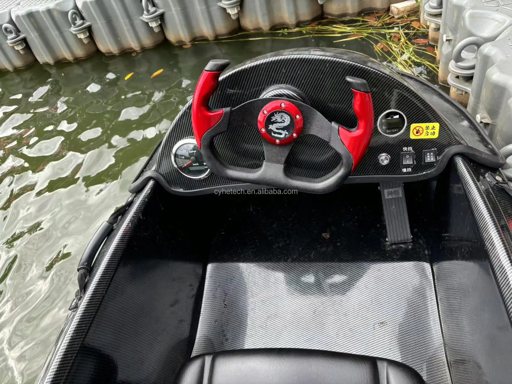 Ocean Water Sports Mini Jet Ski 15Kw Powered 45Km/H Go Karting E Boat Racing Tiny Personal small Jet Boat