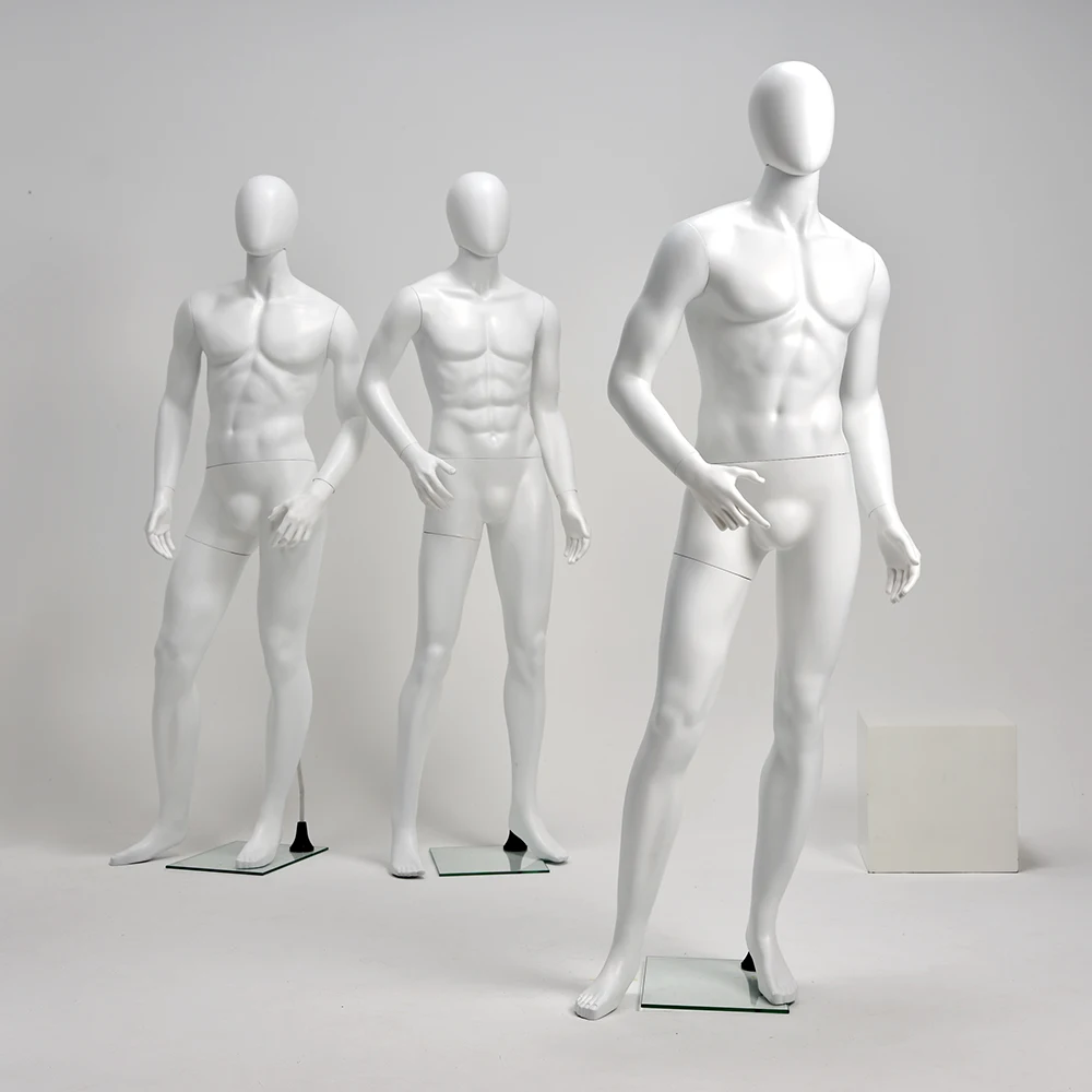 Adult Male Mannequin Stand Cheap Plastic PP Material Model