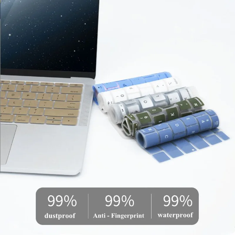 Ультратонкий Прозрачный чехол из ТПУ 0 2 мм для Macbook Pro13 Pro 15 с сенсорной панелью A1706 A1989 A2159 A1707