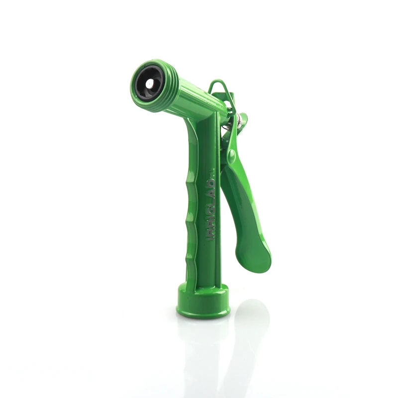 Irriglad Zinc Alloy Metal Body Adjustable Pattern Flexible Watering Garden Hose Nozzle