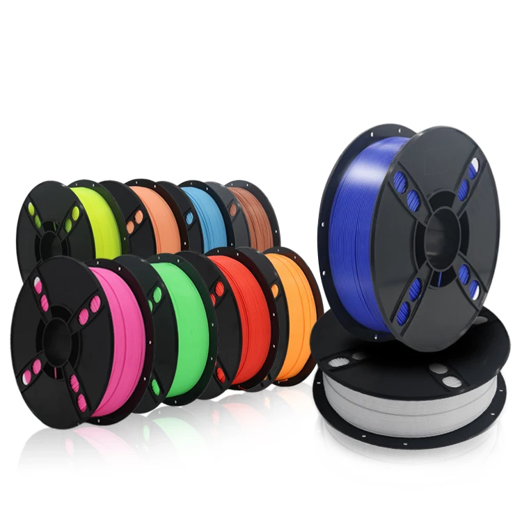
2021 New China Manufacturer Pla Filament 1kg 340m 3d Pla Red Printer Filament 