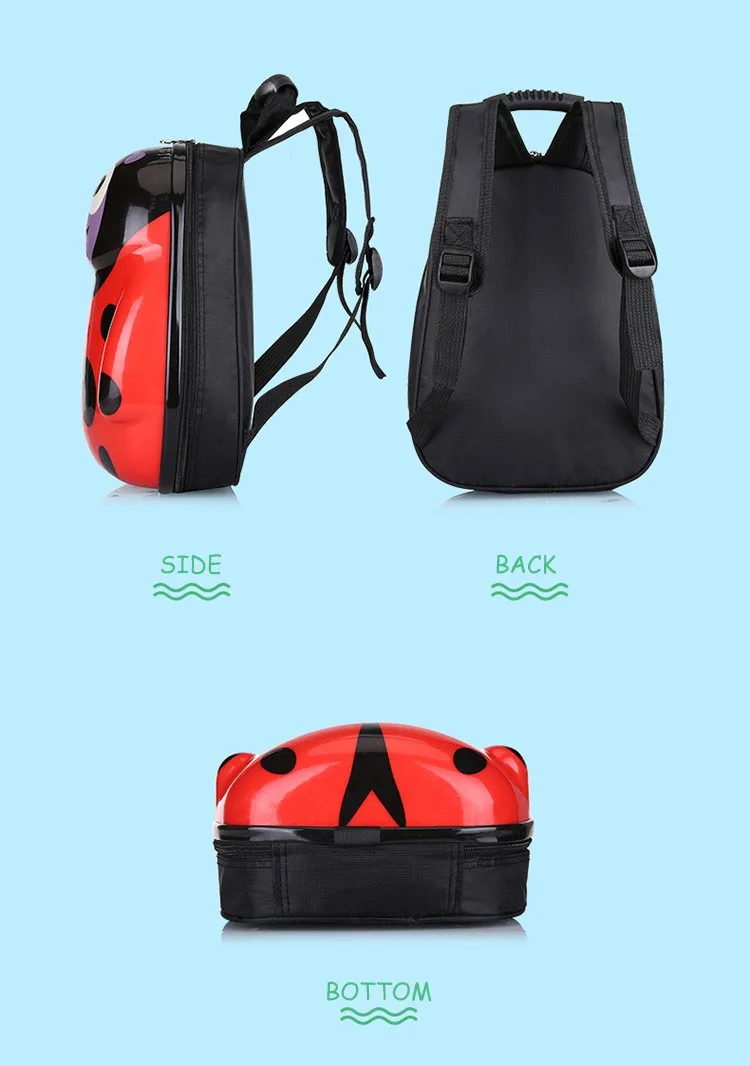 China Luggage Factory Supply 2pcs Children Cartoon Trolley Bag Set Bee Kids Travel Luggage