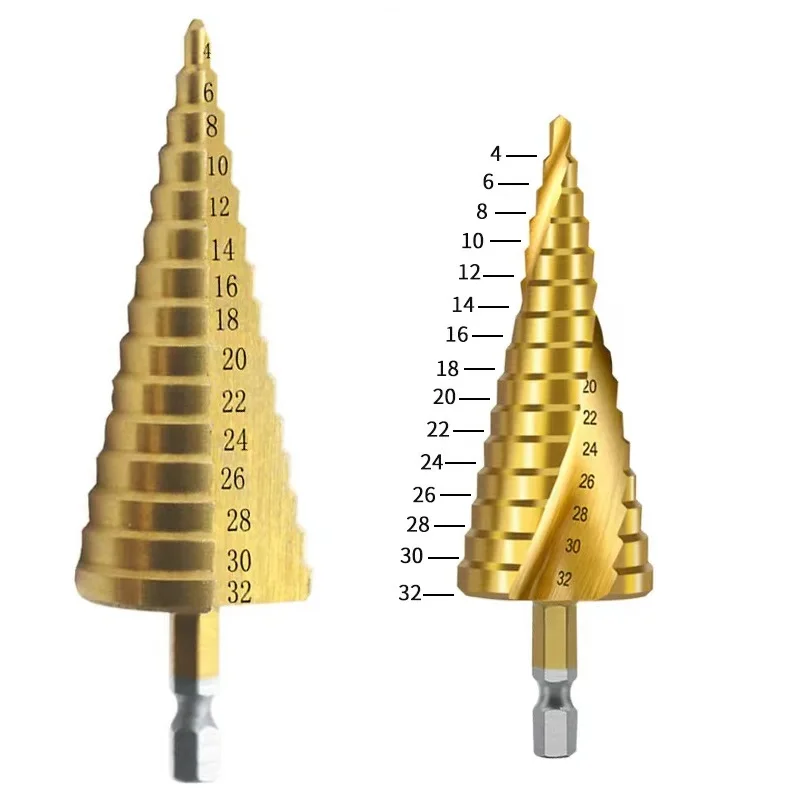Кобальтовые сверла из быстрорежущей стали 4241, 4-32 мм, треугольные спиральные ступенчатые сверла из быстрорежущей стали для металла
