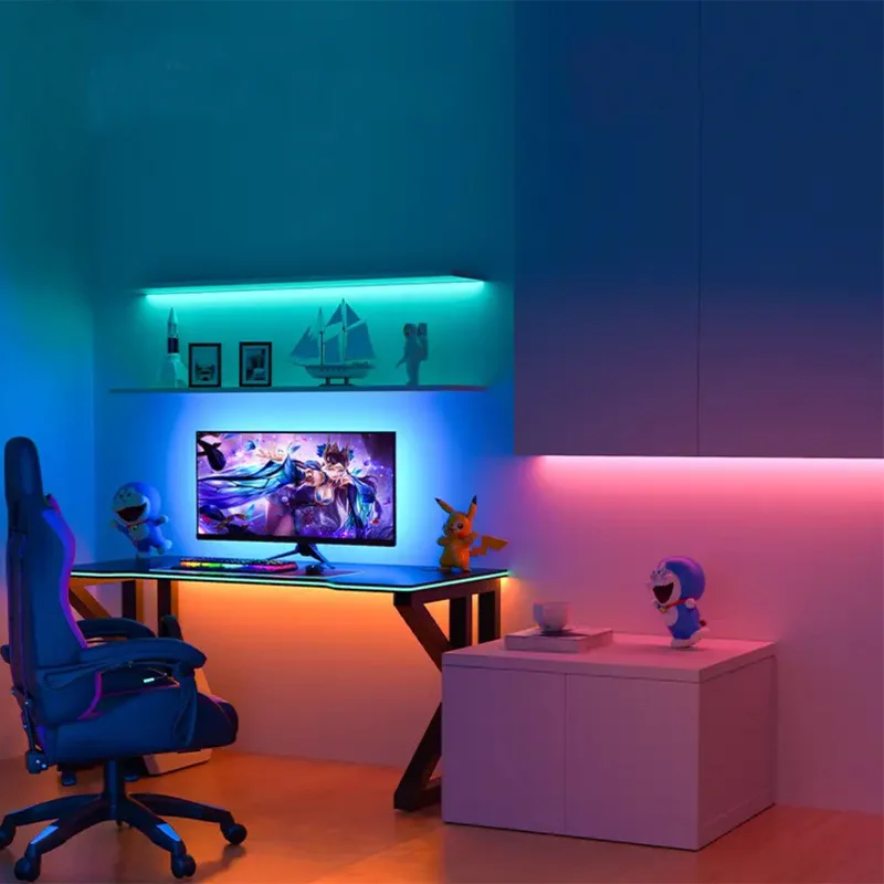 Новый проект установки Dream Color светодиодные полосы света IP20 IP67 адресуемые RGB RGBW RGBIC COB