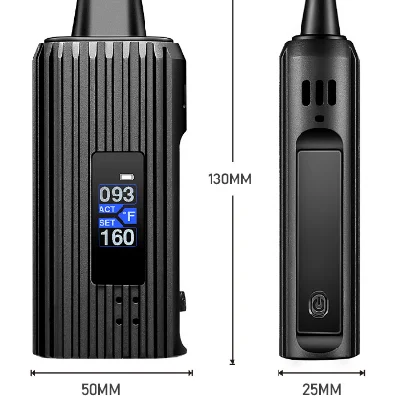 
 Испаритель для сухих трав Gleaf с аккумулятором 3400 мАч, набор травяных ручек с температурой до 510F и 12 кратчайшим временем нагрева  