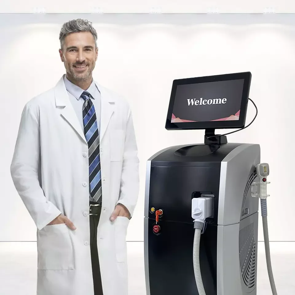 CE approve 808nm Diode Laser 10bar Hair Removal 808 1064 755nm diode laser  Skin Beauty Salon machine