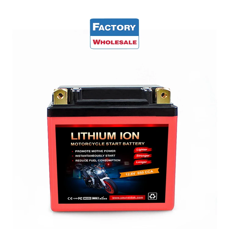 BATTERY Manufacturer Motorcycle Spare Parts For LFP5L-BS Motorcycle Battery Maintenance Free
