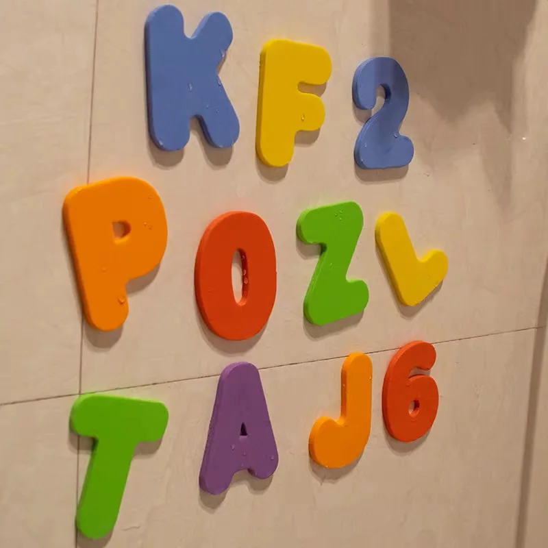  Hot Sell Letters And Numbers EVA Foam Education Bath