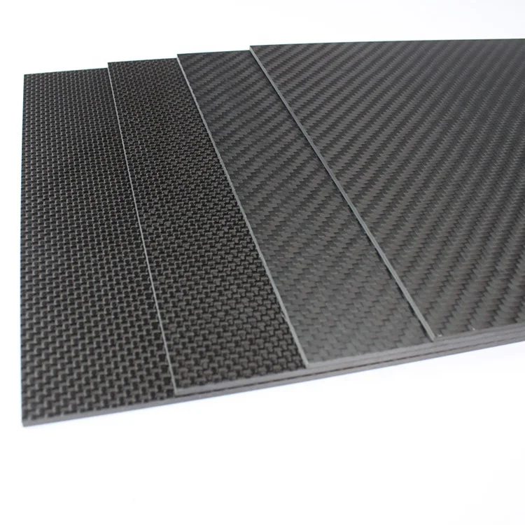 1mm thickness 400*500 mm carbon fiber sheet with 100% real carbon material