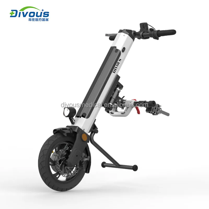 Wheelchair Sports Drive Electric Car Head Elderly Disabled Travel 12 Inch electric handcycle wheelchair attachment 2023