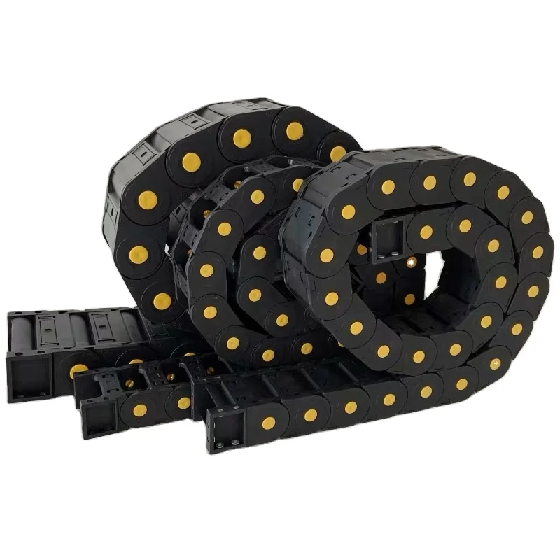 Customizable plastic openable type protective bridge cable wire carrier drag chain