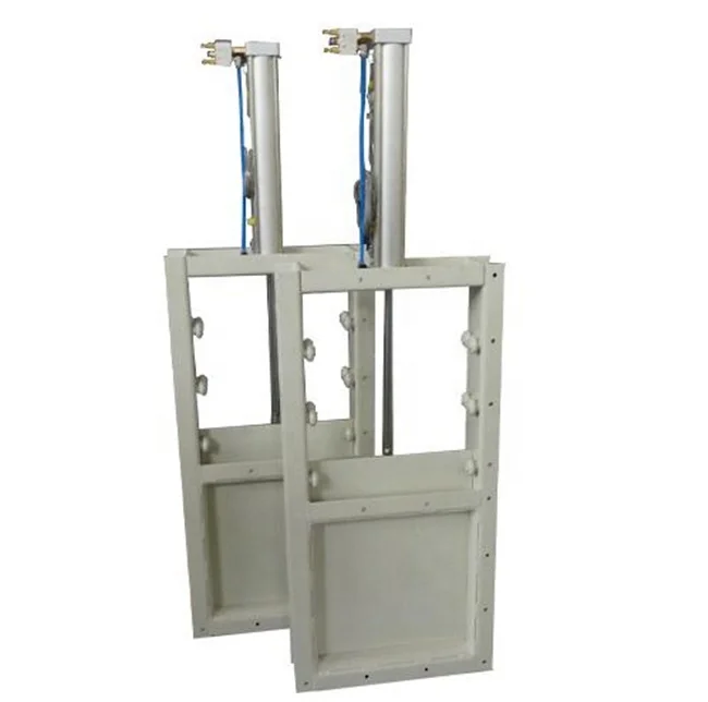 New TZMQ series pneumatic slide gate material discharging pneumatic flow control valve for sale from manufacturer