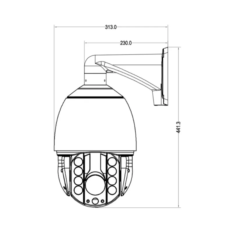 
4k HD wifi PTZ dome wireless CCTV Security ip 4G camera outdoor with auto tracking and long range 