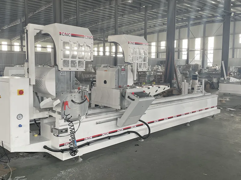 Well-selling CNC Double Head  Automatic Cutting Saw Machine for  PVC and Aluminum Profile Window