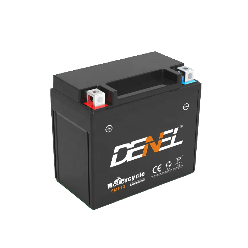 Промышленность DENEL Liyang, низкая цена, высокое качество, 12 В, 12 Ач, 6MF12 smf, батарея для мотоцикла, двухколесная батарея для двигателя, батарея для мотоцикла