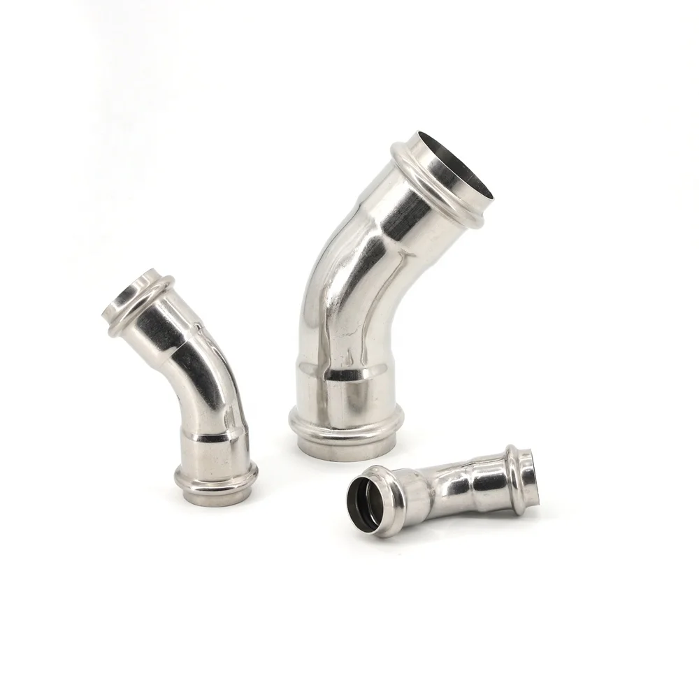 High pressure stainless steel 304/316 pipe fittings Coupling, Elbow, Tee press fittings in China