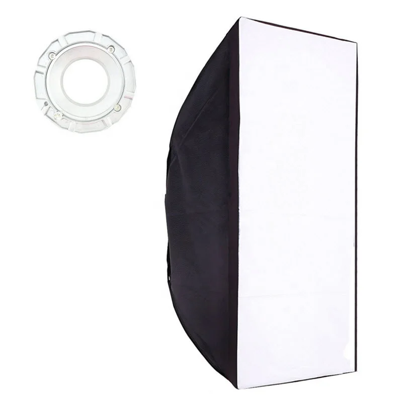Takenoken Photo Studio Accessories Camera Photography Box Portable Rectangular Softbox with Bowens Mount 60X90cm for Flash