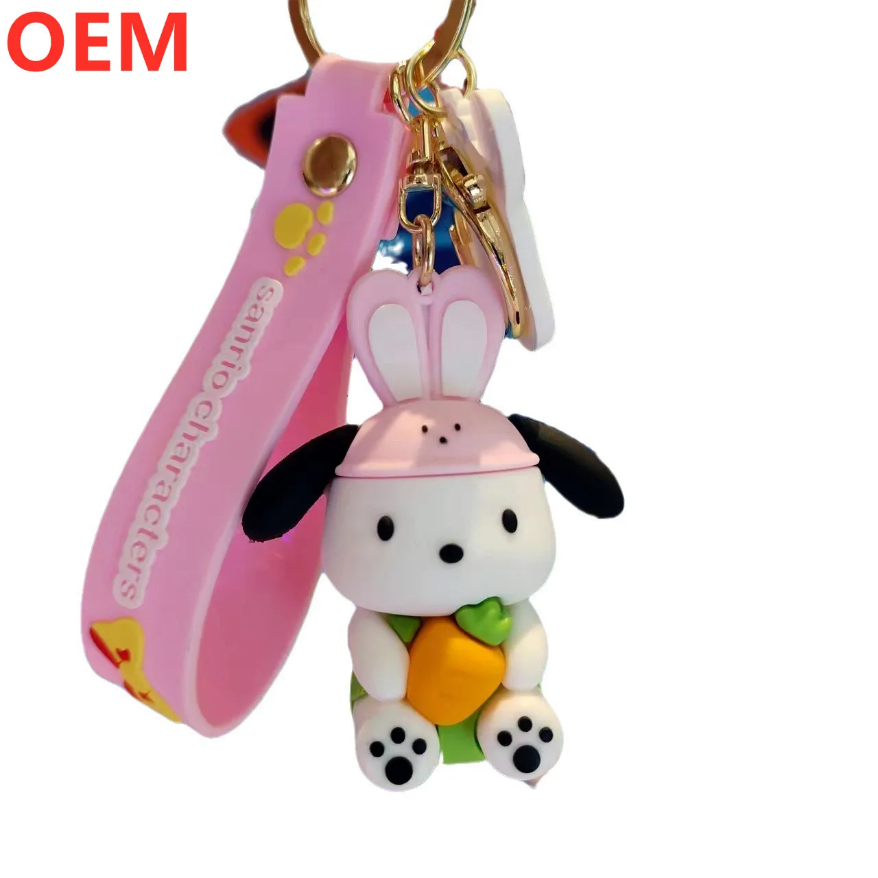 3d Cartoon Keychain Customization OEM Design PVC Plastic Keychain
